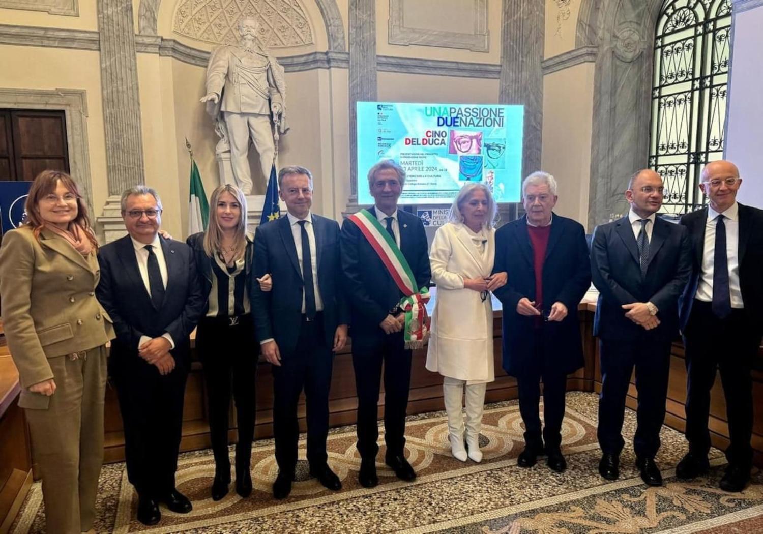'Cino Del Duca, una passione due Nazioni', presentato nella Sala Spadolini del Ministero della Cultura a Roma, il progetto del documentario 