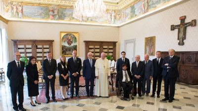 Papa Francesco ha ricevuto il comitato di Presidenza dell'Acri