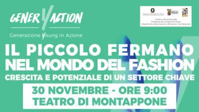 'Il piccolo fermano nel mondo del fashion', Generyaction a Montappone il 30 Novembre ore 9-12
