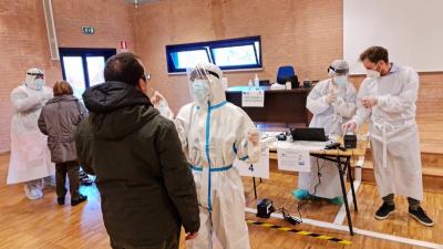 Coronavirus, 34 i positivi riscontrati nello screening 'Marche Sicure' eseguito su 11.239 persone nel distretto dell'Area Vasta 5 di Ascoli Piceno dal 15 al 23 gennaio