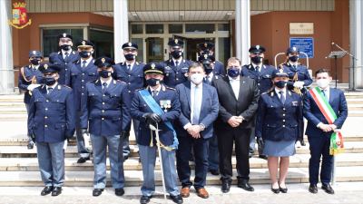 La Repubblica festeggia i suoi 75 anni, cerimonia presso la Questura di Ascoli Piceno con consegna degli attestati al merito al personale della Polizia