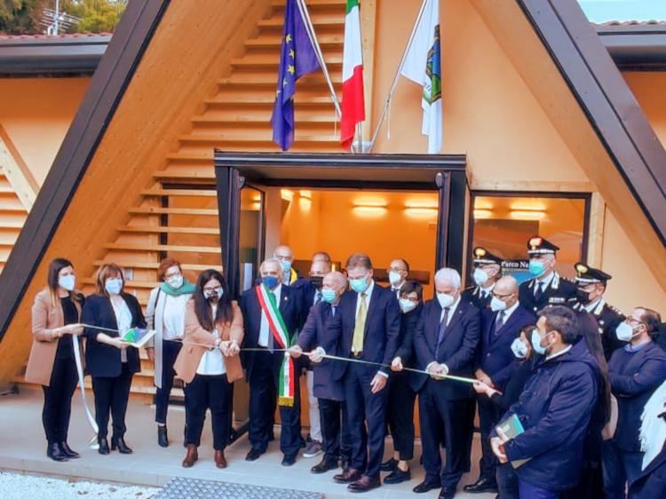 Visso: inaugurata la sede temporanea del Parco alla presenza del sottosegretario Ilaria Fontana